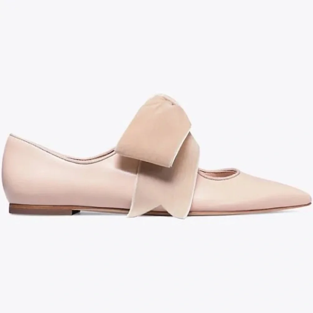 Tory Burch ‘Clara’ flat, velvet bow, new in box, size 6 - Picture 5 of 5